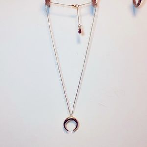 BaubleBar Crescent Pendant